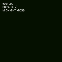 #061000 - Midnight Moss Color Image